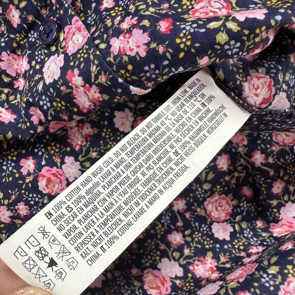 Hyacinth House Ruffle Sleeve Button Down Noah Blouse Size Large SOLD OUT - Picture 7 of 9